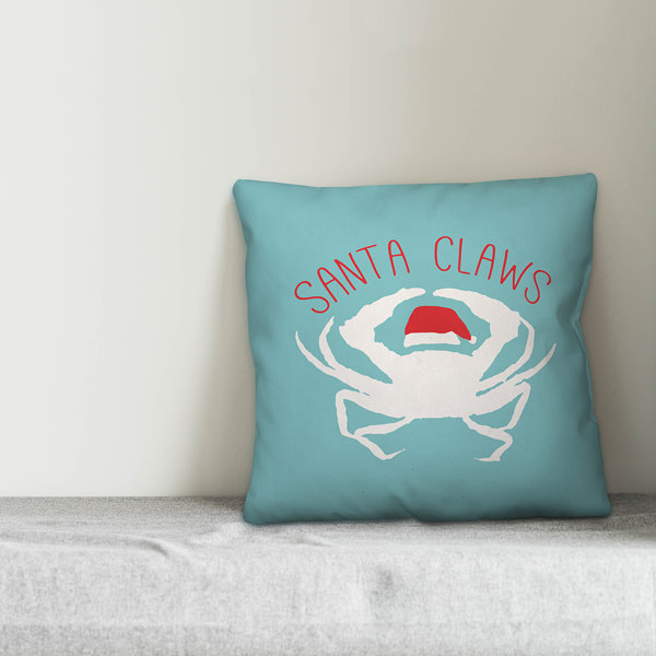 Santa claws outlet pillow